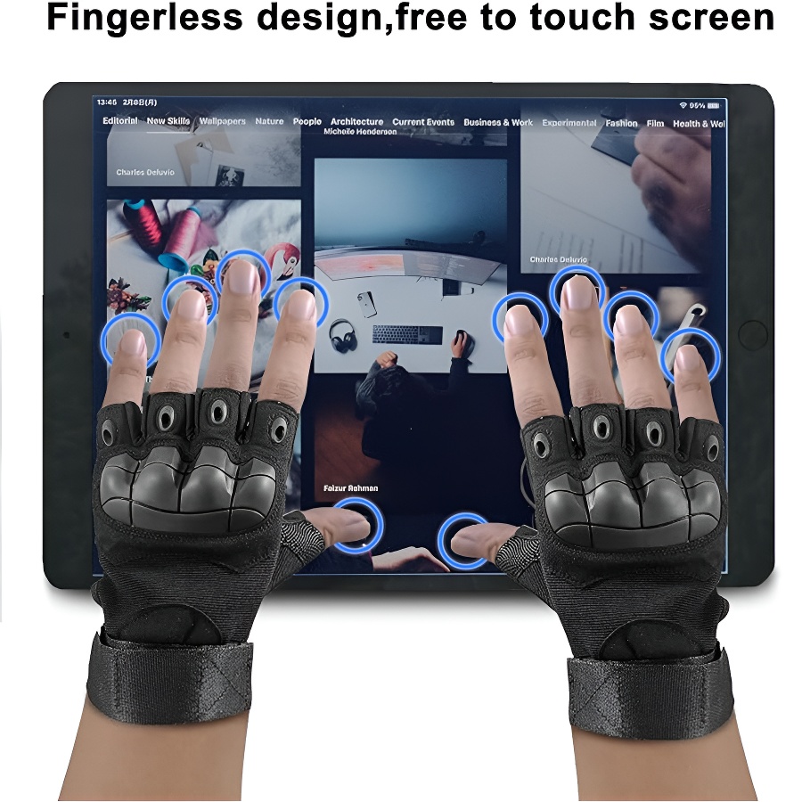 Motorcycle Glove Knuckle - Sarung Tangan Motor untuk Pria, Sarung
