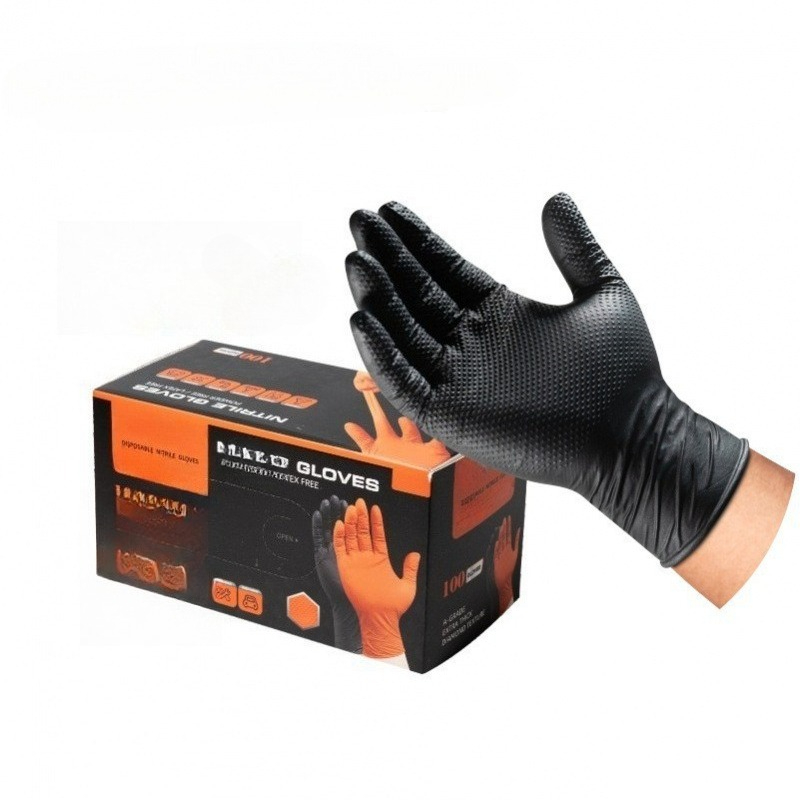 Nitrile Mechanic Glove - Sarung Tangan Nitril Pola Berlian Tahan