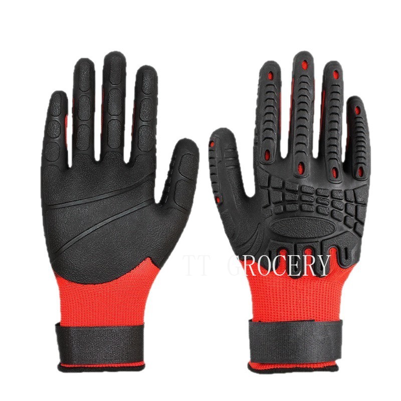 Work Glove Impact - Sarung Tangan Tahan Benturan Anti-Tabrakan TPE