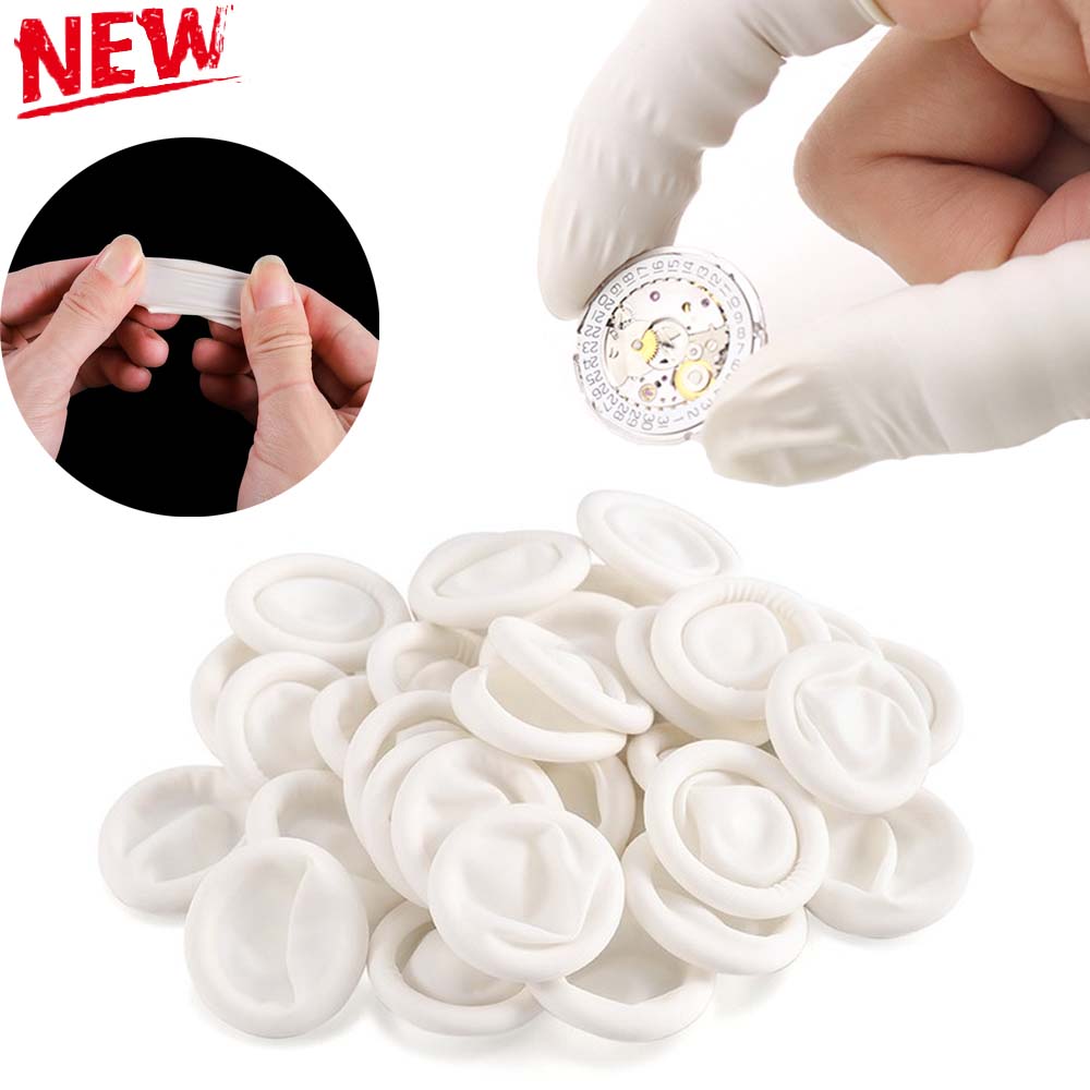 Latex Disposable Glove - Sarung tangan bubuk sekali pakai, 100/50/30