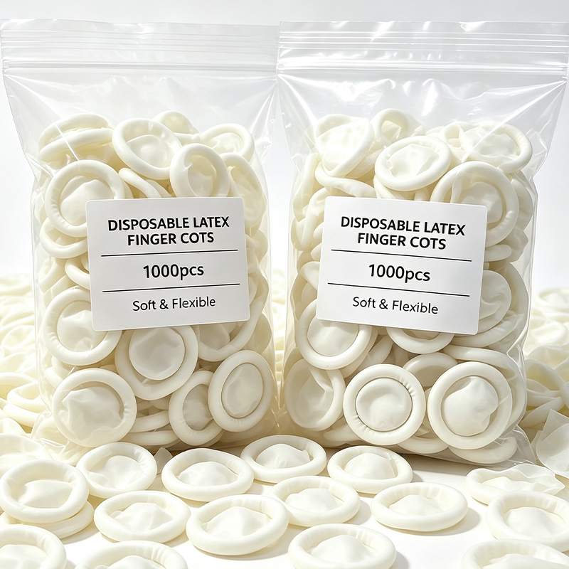 100-1000pcs Sarung Jari Sekali - Latex Disposable Glove ulasan dan harga