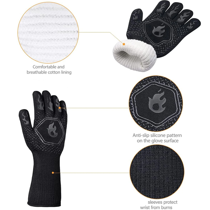 1 Pasang Sarung Tangan Oven, S - Oven Mitt Silicone ulasan dan harga
