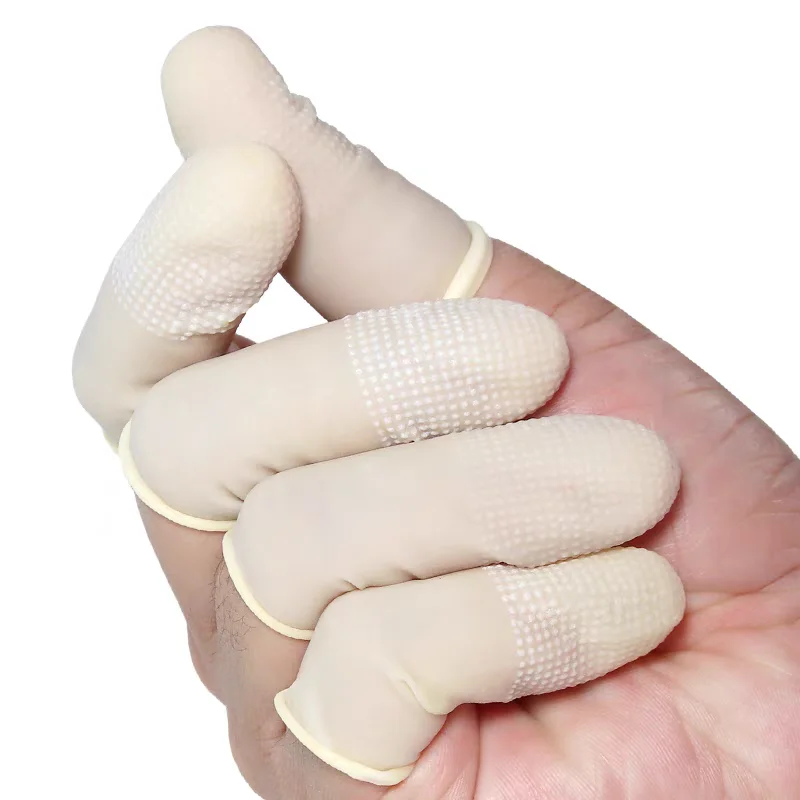 50-200 Buah Penutup Jari Antis - Rubber Glove Cleaning ulasan dan harga