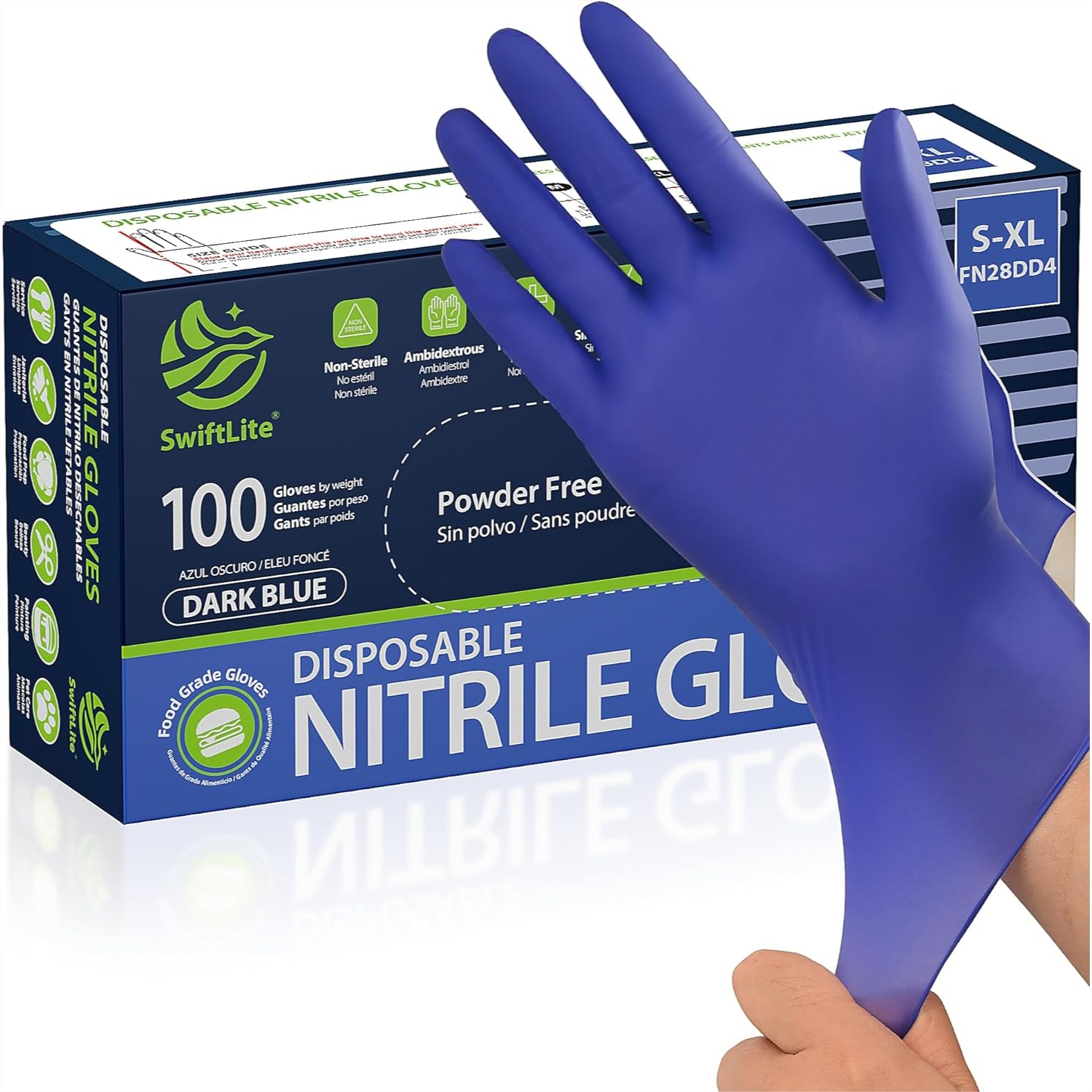 Sarung Tangan Nitril Sekali Pa - Rubber Glove Cleaning ulasan dan harga