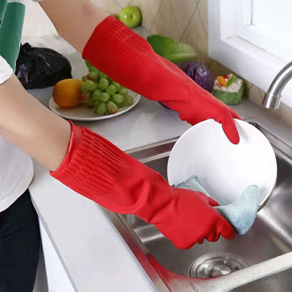 Sarung tangan karet tugas bera - Dish Glove Rubber ulasan dan harga
