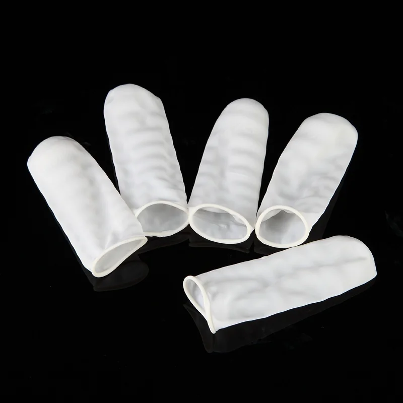 100 Buah Sarung Jari Lateks Se - Latex Disposable Glove ulasan dan harga