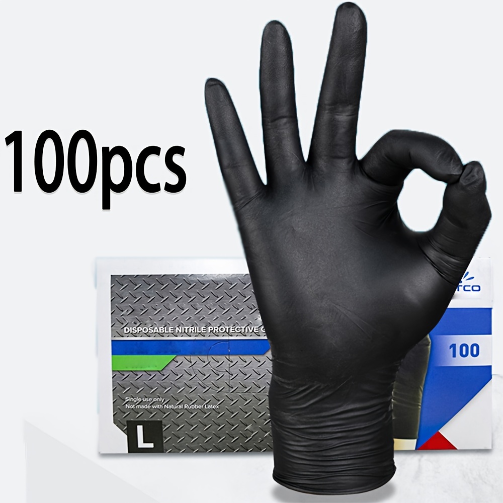 Sarung Tangan Nitril Hitam Sek - Nitrile Mechanic Glove ulasan dan harga
