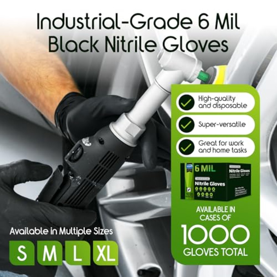 Sarung Tangan Nitril Hitam Ins - Nitrile Mechanic Glove ulasan dan harga