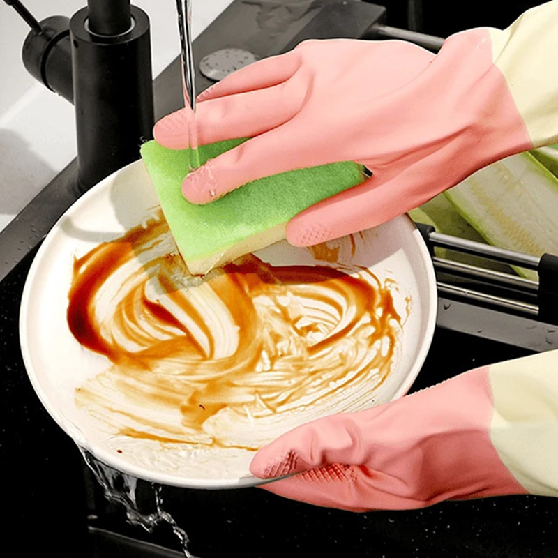 Sarung Tangan Dapur Tebal, Sar - Rubber Glove Cleaning ulasan dan harga