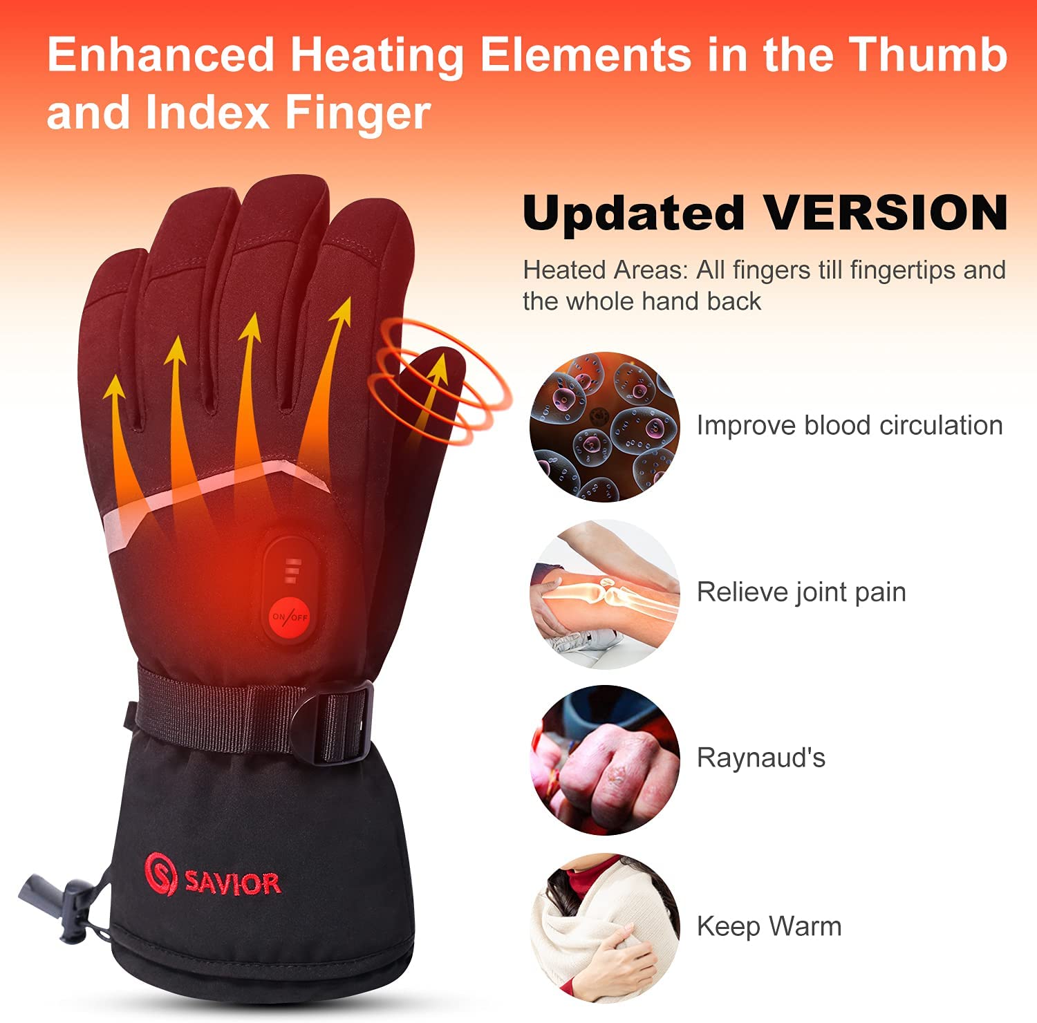 Salju rusa musim dingin sarung - Ski Glove Waterproof ulasan dan harga