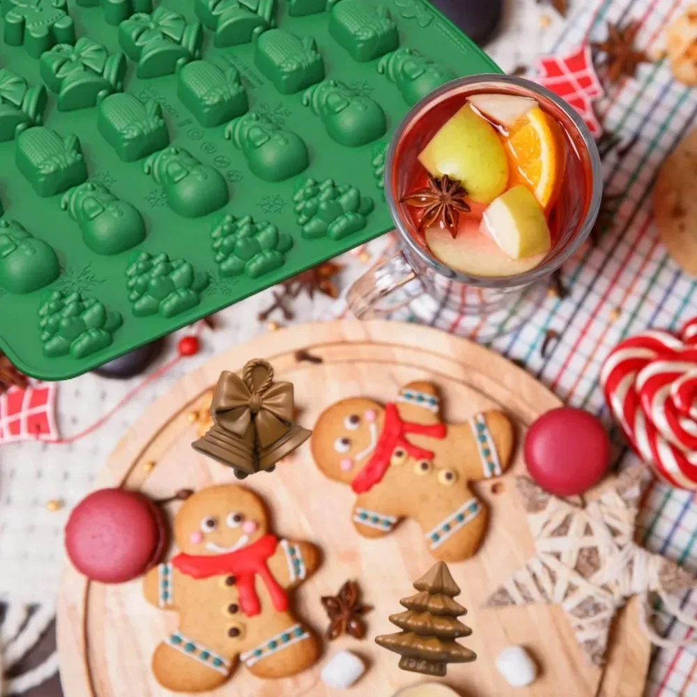 Cetakan Coklat Silikon Natal S - Oven Mitt Silicone ulasan dan harga