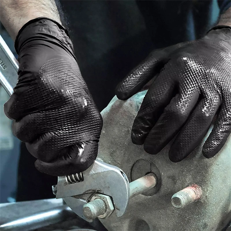 Sarung Tangan Nitril Hitam Ind - Nitrile Mechanic Glove ulasan dan harga
