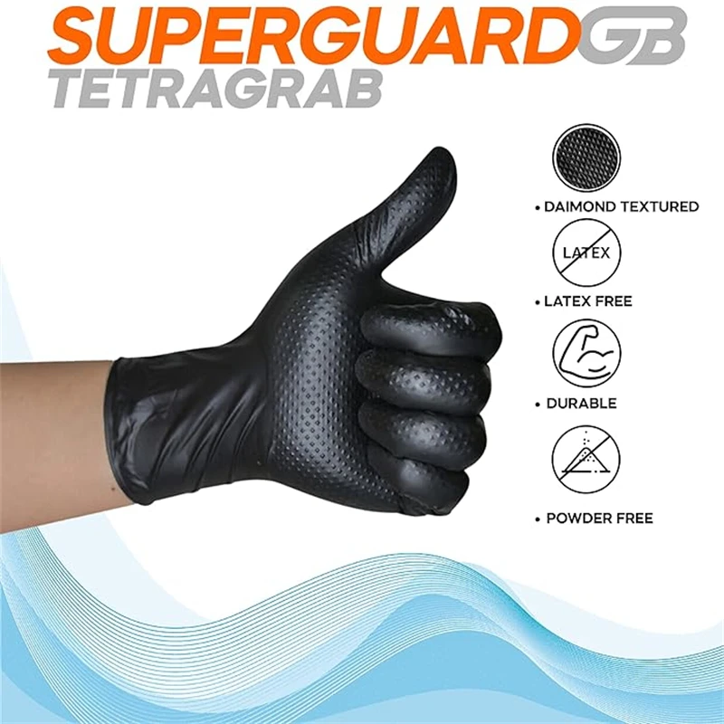 Sarung Tangan Nitril Hitam Ind - Nitrile Mechanic Glove ulasan dan harga