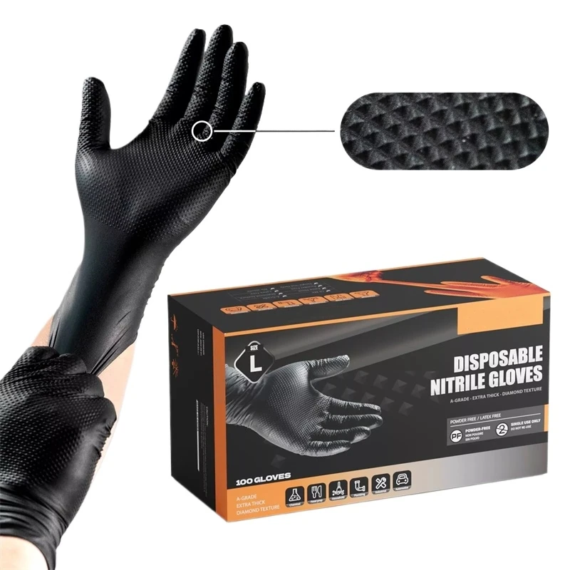 Sarung Tangan Nitril Hitam Ind - Nitrile Mechanic Glove ulasan dan harga