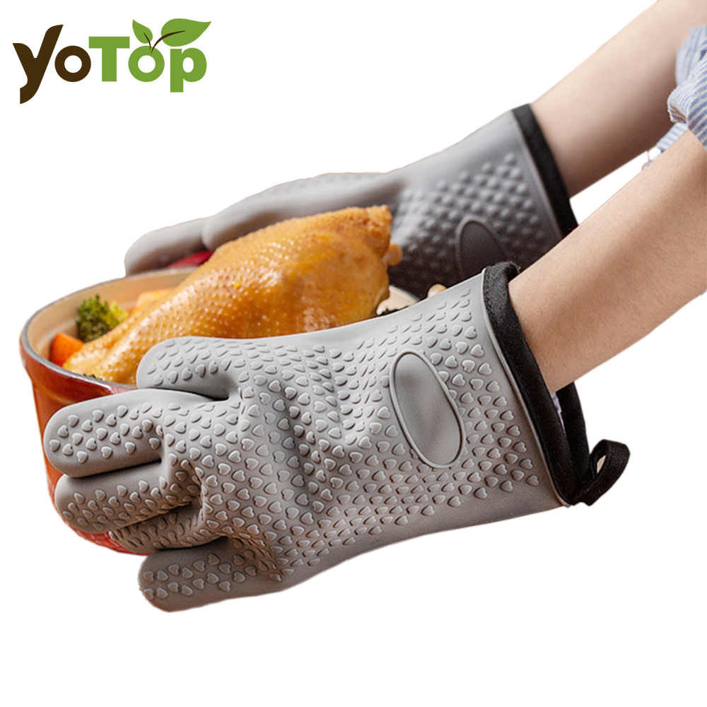 Sarung tangan silikon tahan pa - Oven Mitt Silicone ulasan dan harga