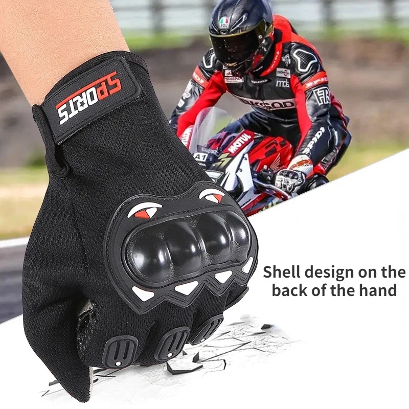 Sarung tangan motor Pria, saru - Motorcycle Glove Knuckle ulasan dan harga